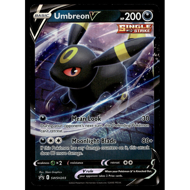 Umbreon V - SWSH203 - NM - Ultra Rare - Promo - Pokemon - A8-57