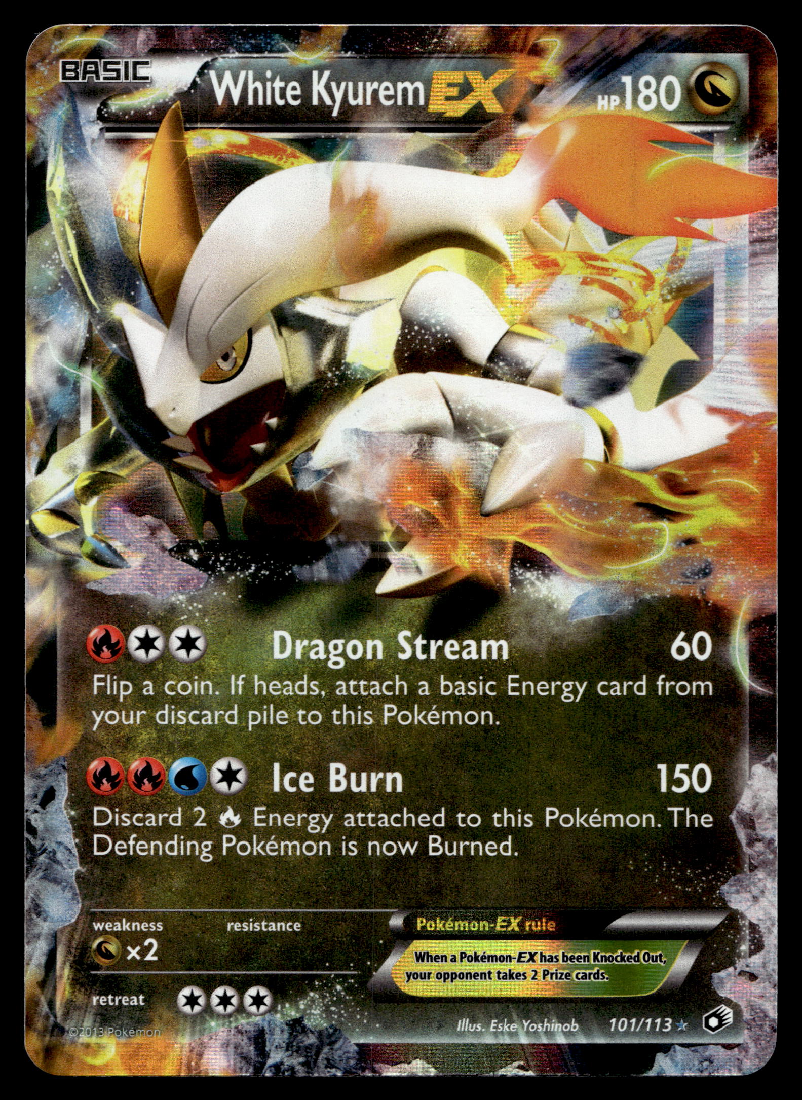 White Kyurem EX - 101/113 - NM - Ultra Rare - Legendary Treasures - Po Squeaks Game World White Kyurem EX - 101/113 - NM - Ultra Rare - Legendary Treasures - Po Squeaks Game World