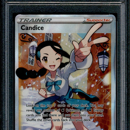 Candice - 189/195 - PSA 7 - Full Art - Silver Tempest - Pokemon - 68723