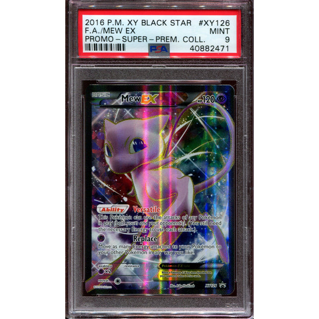 Mew EX - Full Art - Promo - XY Super Premium Collection - XY126 - PSA 9