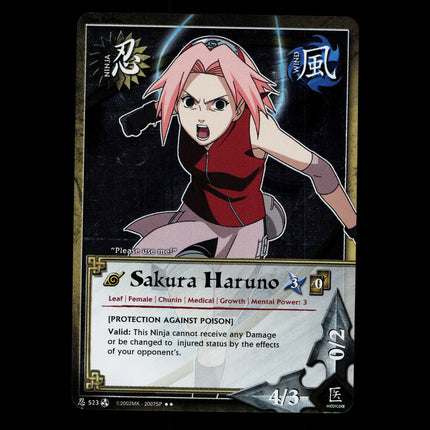 Sakura Haruno - 523 - NM - 1st Edition - Foil - Naruto CCG - D3-52