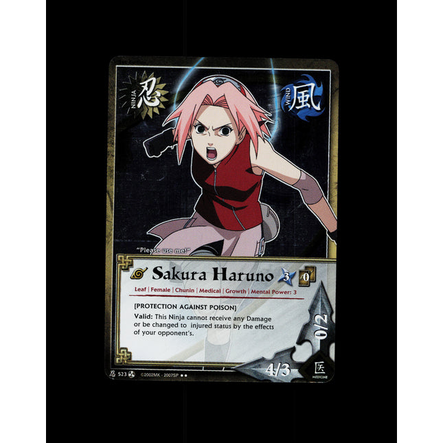 Sakura Haruno - 523 - NM - 1st Edition - Foil - Naruto CCG - D3-52