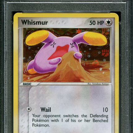Whismur - 82/101 - PSA 9 - Reverse Holo - Hidden Legends - Pokemon - 80766