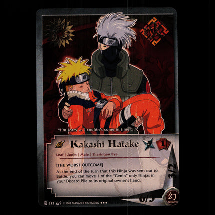 Kakashi Hatake - 293 - NM - 1st Edition - Foil - Naruto CCG - D4-87