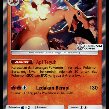 Charizard - 080/SM-P - PSA NM - Indonesian - Upnormal Coffee - Promo - Pokemon - A1-77