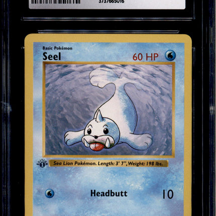 Seel - 41/102 - CGC 10 - 1st Edition Shadowless - Base Set - Pokemon - 65016