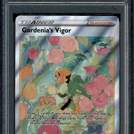 Gardenia's Vigor - GG61/GG70 - PSA 10 - Full Art - Crown Zenith - Pokemon - 73333