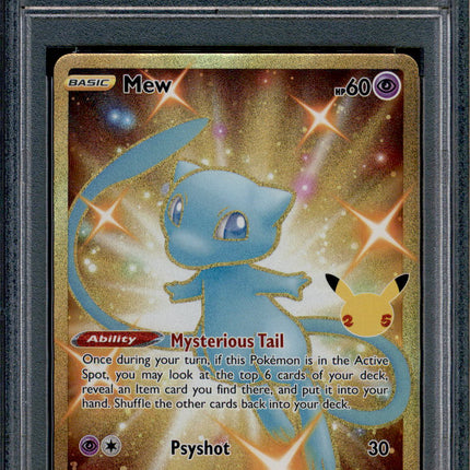 Mew - 025/025 - PSA 10 - Secret Rare - Celebrations - Pokemon - 61965