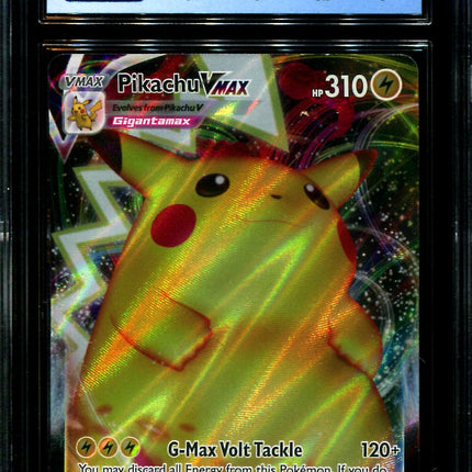 Pikachu Vmax - 044/185 - CGC 8.5 - Vivid Voltage - Pokemon - 28195