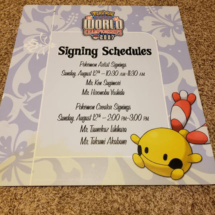 Chingling - Pokemon World Championships 2007 - Styrofoam Poster - 25"x28" 