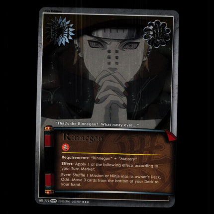 Rinnegan - 772 - NM - 1st Edition Foil - S19 - Naruto CCG - D4-128