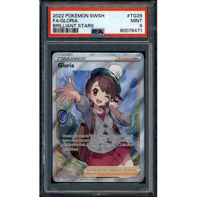 Gloria - TG26/TG30 - PSA 9 - Full Art - Brilliant Stars - Pokemon - 76471