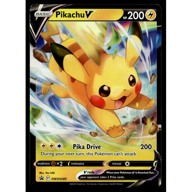 Pikachu V - SWSH285 - NM - Ultra Rare - Promo - Pokemon - A9-43