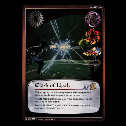 Clash of Ideals - 986 - NM - Foil - S28 - Naruto CCG - E1-127