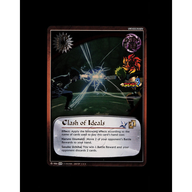 Clash of Ideals - 986 - NM - Foil - S28 - Naruto CCG - E1-127