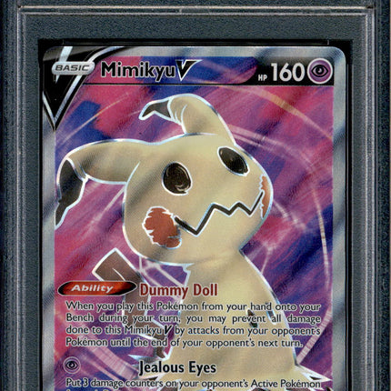 Mimikyu V - 148/163 - PSA 9 - Full Art - Battle Styles - Pokemon - 30218
