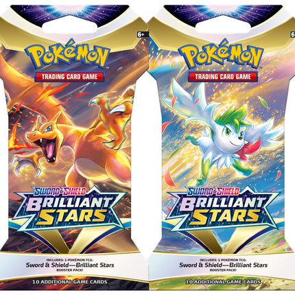 Brilliant Stars Sleeved Booster Pack - x144 Packs - Pokemon - Sleeved Pack Case
