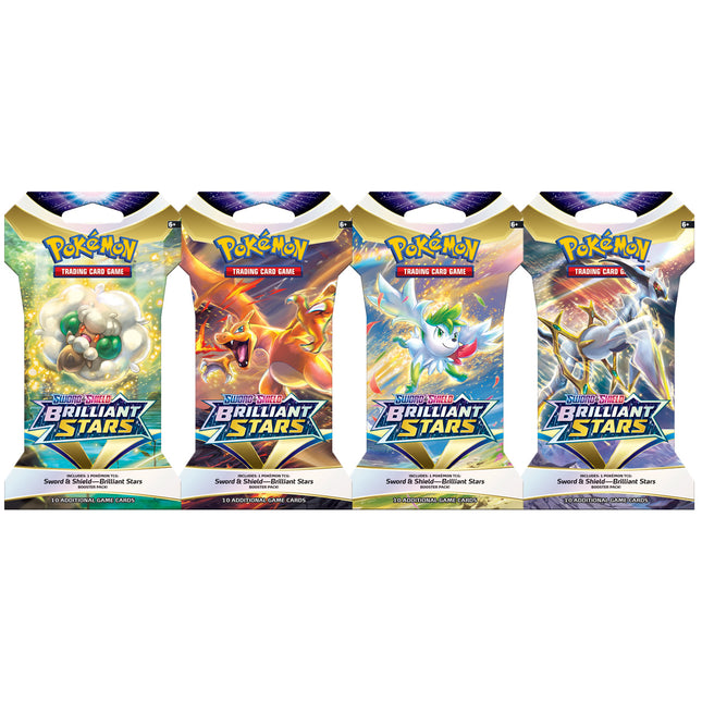 Brilliant Stars Sleeved Booster Pack - x144 Packs - Pokemon - Sleeved Pack Case