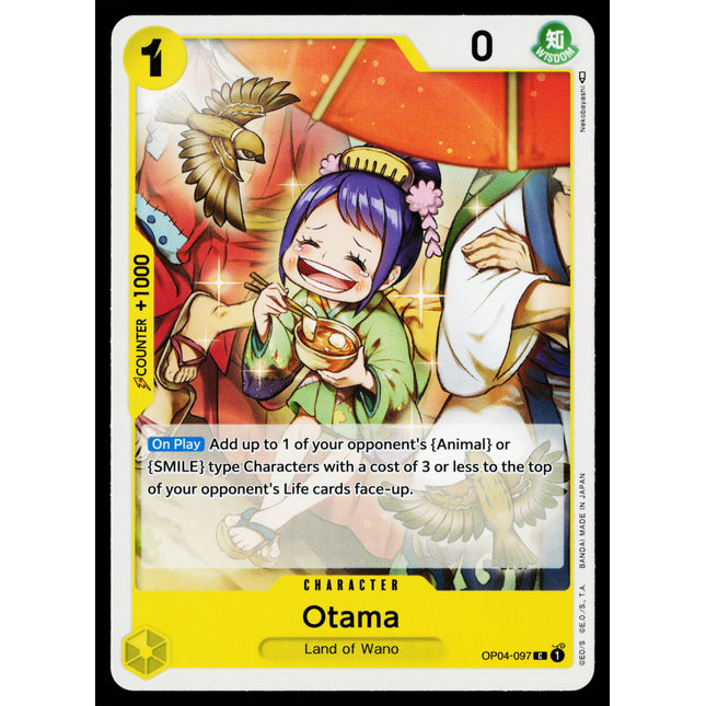 Otama - OP04-097 - NM - Common - English OP04 - One Piece TCG