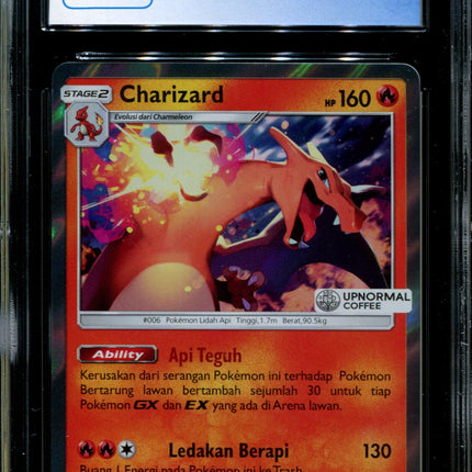 Charizard - 080/SM-P - CGC 10 - Sun & Moon Promos - Indonesian - Upnormal Coffee - Pokemon - 94124