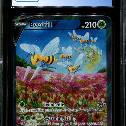 Beedrill V - 161/189 - CGC 9 - Alternate Art - Astral Radiance - Pokemon - 59097