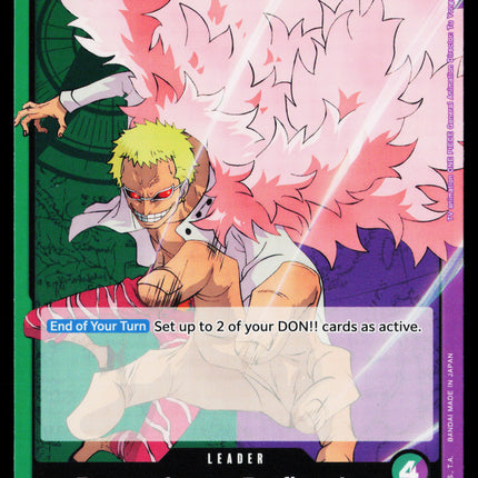 Donquixote Doflamingo - OP04-019 - NM - Leader - English OP04 - One Piece TCG