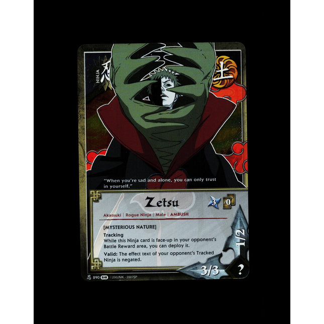 Zetsu - 890 - NM - 1st Edition Foil - S18 - Naruto CCG - D3-2