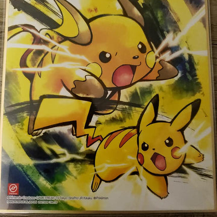 Pikachu & Raichu - Art Panel - 2020 - Pokemon Shikishi Art 4