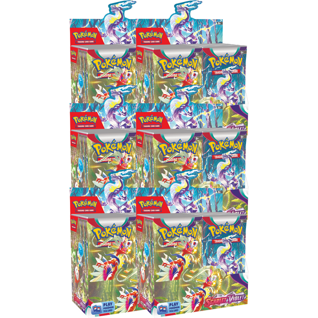 Scarlet & Violet Base Set Booster Box Case - 216 Packs - Sealed - New