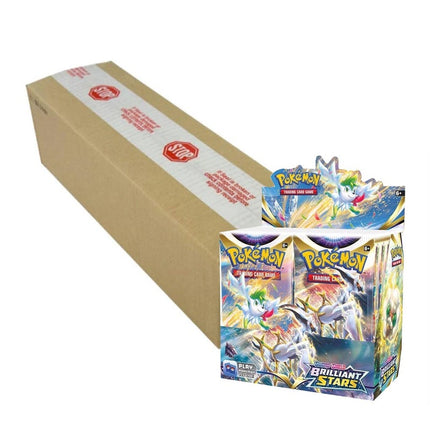 Brilliant Stars Booster Box Case - 216 Packs - Sealed - New