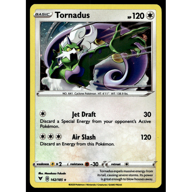 Tornadus - 142/185 - NM - Holo - Promo - Pokemon - A9-14