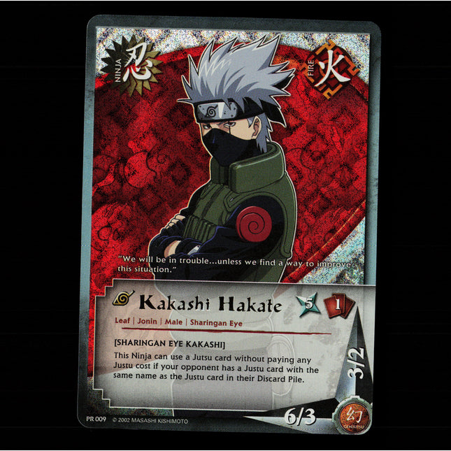 Kakashi Hakate - PR 009 - NM - Diamond Foil - Promo - Naruto CCG - E1-27
