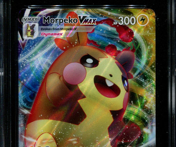 Morpeko VMAX - 080/202 - CGC 9.5 - Sword & Shield - Ultra Rare - Pokem Squeaks Game World Morpeko VMAX - 080/202 - CGC 9.5 - Sword & Shield - Ultra Rare - Pokem Squeaks Game World