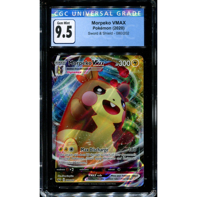 Morpeko VMAX - 080/202 - CGC 9.5 - Sword & Shield - Ultra Rare - Pokemon - 35021