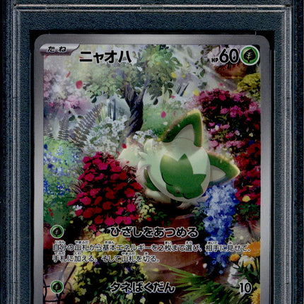 Sprigatito - 075/073 - PSA 10 - AR Japanese - SV1a - Pokemon - 55765