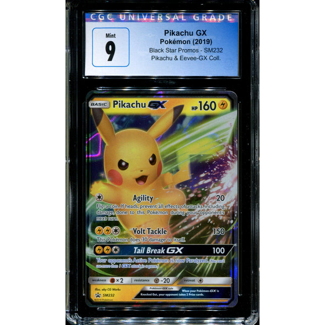 Pikachu GX - SM232 - CGC 9 - Black Star Promos - Ultra Rare - Pokemon - 94294