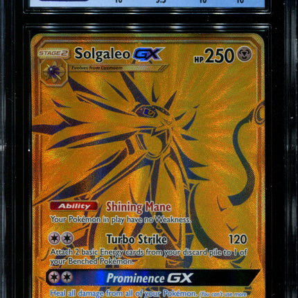 Solgaleo GX - SM104a - CGC 10 Pristine - Black Star Promos - 02063