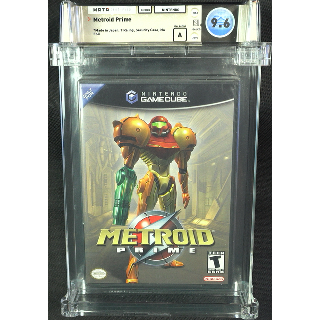 Metroid Prime - Gamecube - WATA 9.6 - A - Made in Japan 1st Print - Brand New Sealed