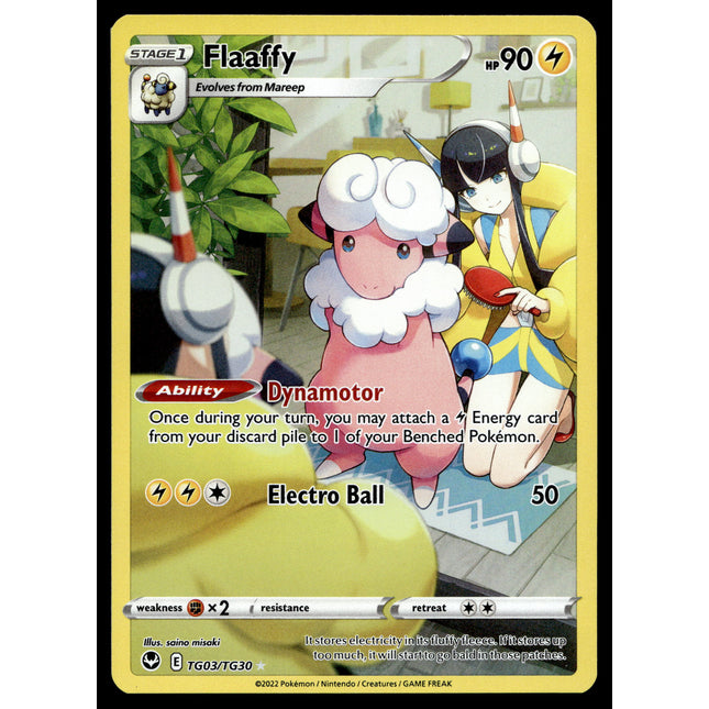 Flaaffy - TG03/TG30 - NM - Full Art - Silver Tempest - Pokemon - A6-37