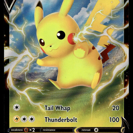 Pikachu V - 086/264 - NM - Ultra Rare - Fusion Strike - Pokemon - A9-19