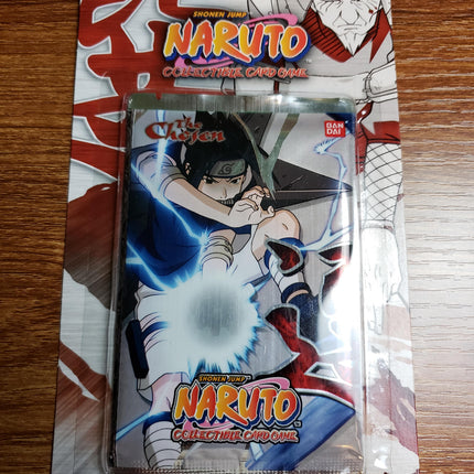 The Chosen - Set 9 - Blister Booster Pack x1 - Sasuke Art - Naruto CCG Card Game - Sealed 