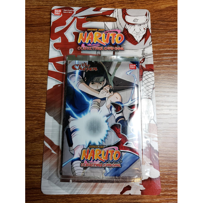 The Chosen - Set 9 - Blister Booster Pack x1 - Sasuke Art - Naruto CCG Card Game - Sealed 