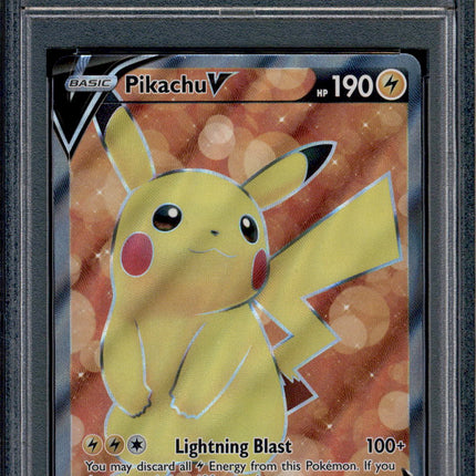 Pikachu V - 157/172 - PSA 9 - Full Art - Brilliant Stars - Pokemon - 76536