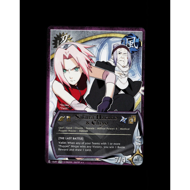 Sakura Haruno & Chiyo - 1549 - NM - Non-Foil - S26 - Naruto CCG - E1-154