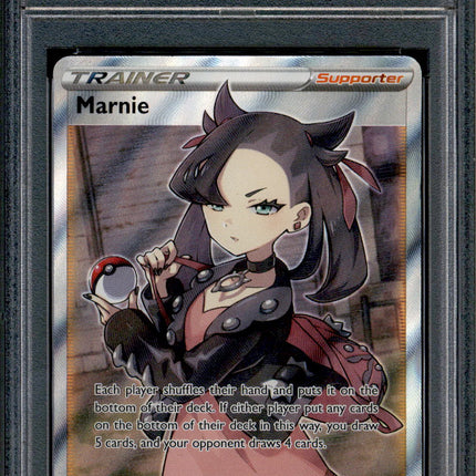 Marnie - 200/202 - PSA 9 - Full Art - Sword & Shield - Pokemon - 68886