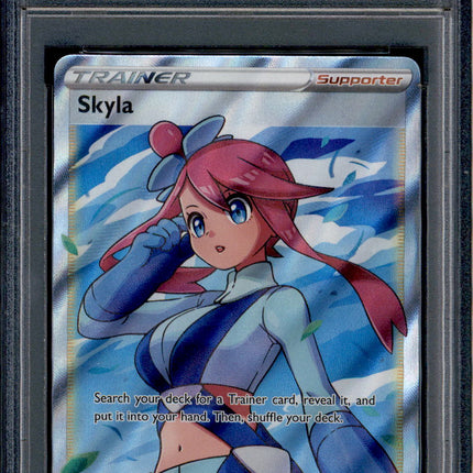 Skyla - 072/072 - PSA 9 - Full Art - Shining Fates - Pokemon - 80040