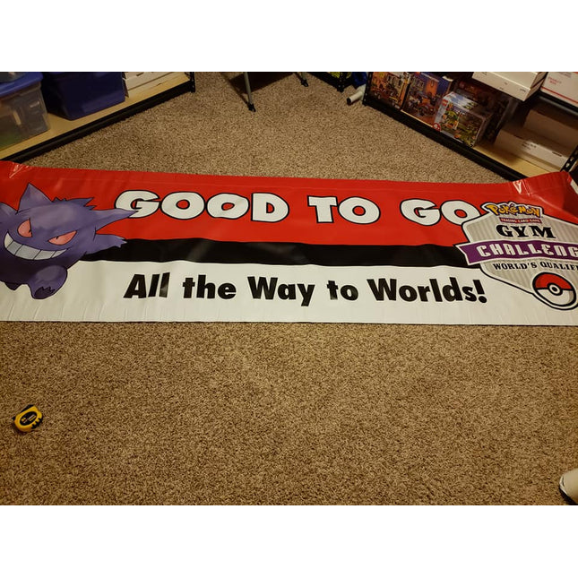 Gengar - Pokemon Gym Challenge - Wide Tarp Banner - 36"x118.5"