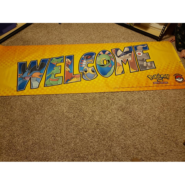 Swampert, Blaziken, Sceptile - Welcome 2003 Pokemon Event Cloth Banner - 36"x108"