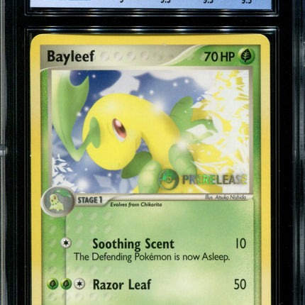 Bayleef - 35/115 - CGC 9.5 Gem Mint - Prerelease Unseen Forces - 36651