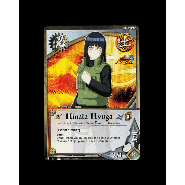 Hinata Hyuga - 1624 - NM - Non-Foil - S28 - Naruto CCG - E1-137